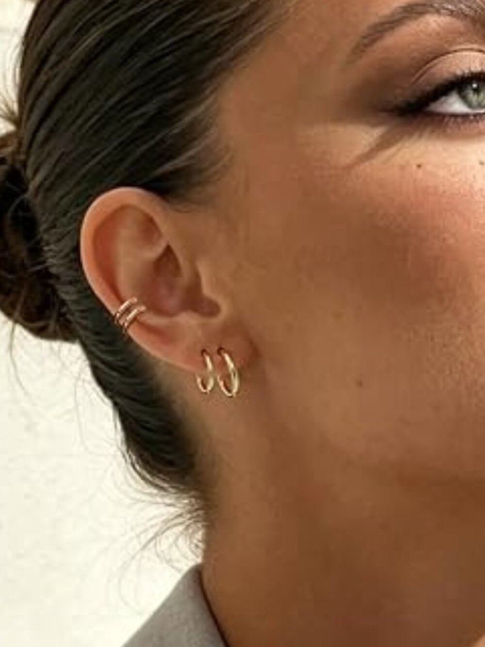 Bestyle Gold Sterling Silver Small Hoop Earrings - NWT - 10mm